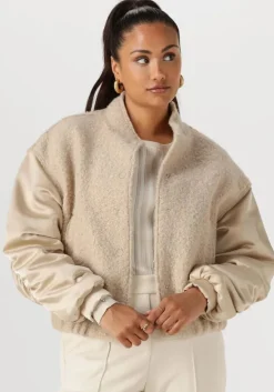 beige nukus jack baltimore jacket satin