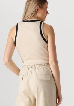 beige nukus top nice singlet