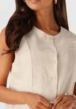 beige object gilet objaya s/l re vest 138