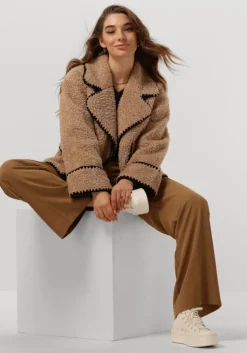 beige object jack objshiren jacket 128