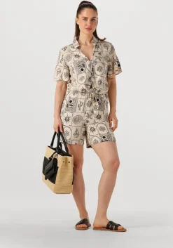 beige object korte broek objember hw shorts 139