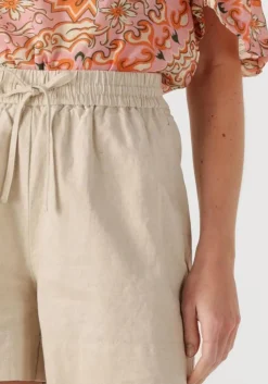 beige object korte broek objviggo mw lo shorts