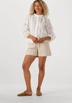 beige object korte broek objviggo mw lo shorts