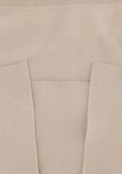 beige object midirok objreynard hw knit skirt