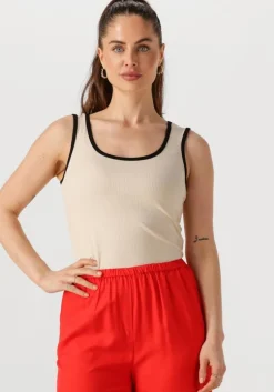 beige object top objjamie s/l sli tank top noos