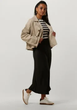 beige object tops & t-shirts objkilla l/s top