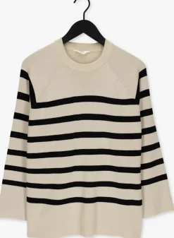 beige object trui objester ls knit top