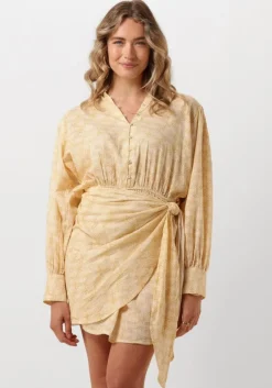 beige omoda atelier mini jurk x kae