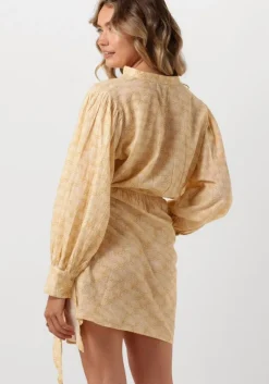 beige omoda atelier mini jurk x kae