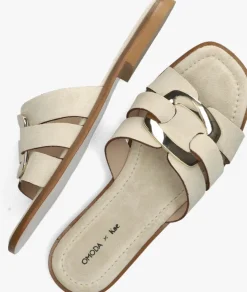 beige omoda atelier slippers x kae