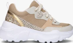 beige omoda lage sneakers om122462