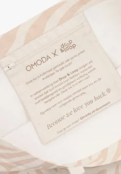 beige omoda x drop & loop shopper oxford