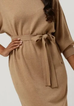 beige ottod'ame maxi jurk abito dk0027