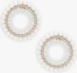 beige paulie pocket oorbellen elegant hoops earrings