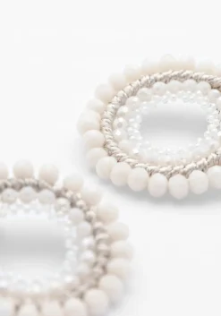 beige paulie pocket oorbellen elegant hoops earrings