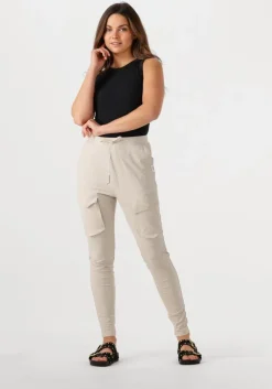 beige penn & ink cargobroeken trousers s25m-cargo