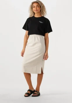 beige penn & ink midirok skirt