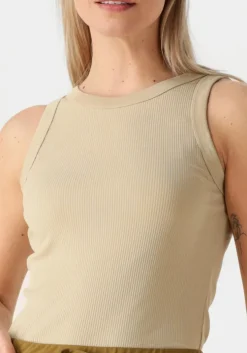 beige penn & ink top singlet