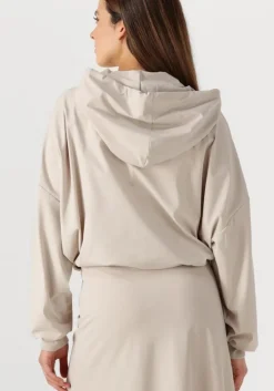 beige penn & ink vest hoodie