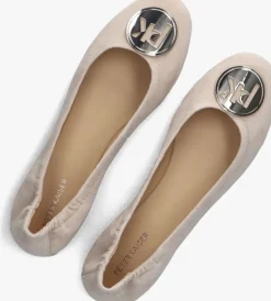 beige peter kaiser ballerina's 72140