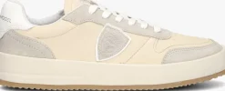 beige philippe model lage sneakers nice low