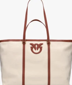 beige pinko shopper miranda shopper extra