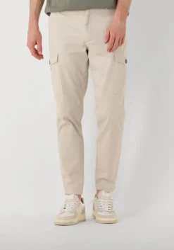 beige plain cargobroeken hugopl