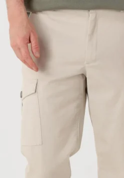 beige plain cargobroeken hugopl