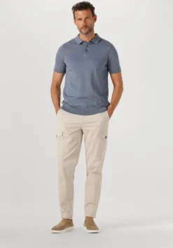 beige plain cargobroeken hugopl