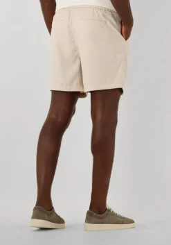 beige plain korte broek turipl shorts