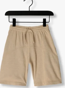 beige play up joggingbroek fleece shorts