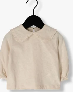 beige play up t-shirt jersey ls t-shirt