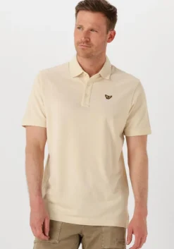 beige pme legend polo pique garment dye