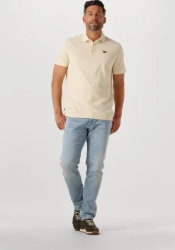 beige pme legend polo pique garment dye