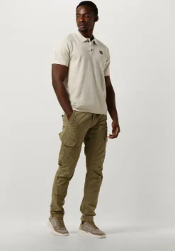 beige pme legend polo short sleeve polo knitted