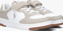 beige polo ralph lauren lage sneakers masters court ps