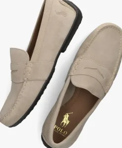 beige polo ralph lauren mocassins reynold
