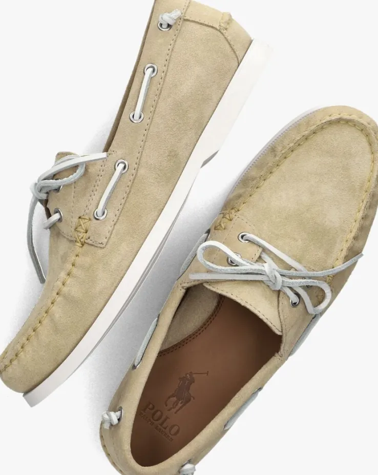 beige polo ralph lauren mocassins merton boat