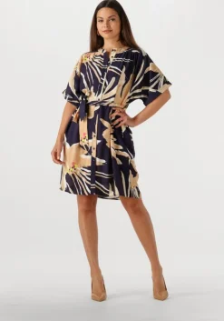 beige pom amsterdam mini jurk artisan dress