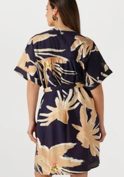 beige pom amsterdam mini jurk artisan dress