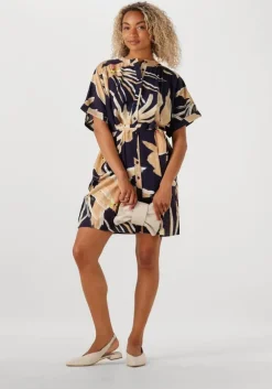 beige pom amsterdam mini jurk artisan dress