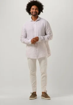 beige profuomo casual overhemd ppuh10026