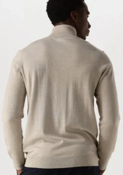 beige profuomo coltrui pullover roll neck
