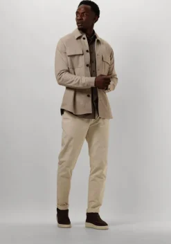 beige profuomo overshirt overshirt knitted