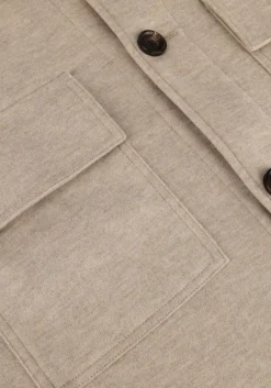 beige profuomo overshirt overshirt knitted