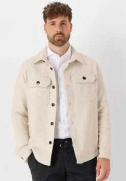 beige profuomo overshirt overshirt texture