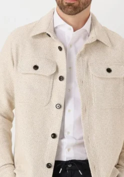 beige profuomo overshirt overshirt texture