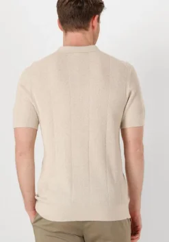 beige profuomo polo polo short sleeve