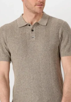 beige profuomo polo polo short sleeve