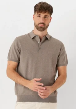 beige profuomo polo polo short sleeve